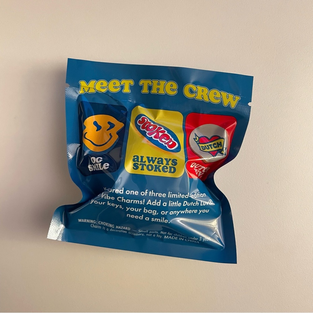 Dutch Bros Coffee Good Vibes Charm - Blind Bag Pack Limited Edition NWT New